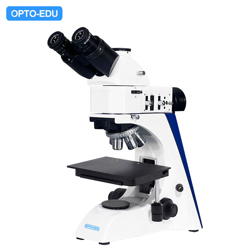 OPTO-EDU A13.2604 50 - 1000X Metallurgical Optical Microscope Trinocular With LED